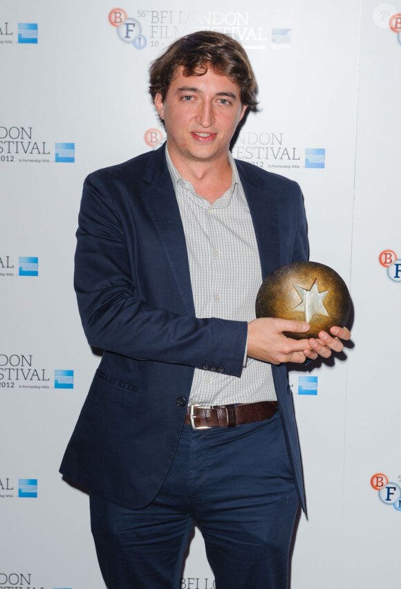 Behn Zeitlin, prix du meilleur premier film lors du 56e BFI London Film Festival, le 20 octobre 2012.