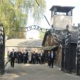 Albert et Charlène de Monaco ont visité le camp de concentration d'Auschwitz, le 19 octobre 2012.