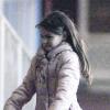 La petite Suri Cruise va à son cours de gymnastique à Chelsea Piers, à New York, le 21