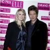 Thomas Vinterberg et sa femme enceinte lors de la remise du Grand prix Cinéma Elle aux Galeries nationales du Grand Palais à Paris le 22 Octobre 2012