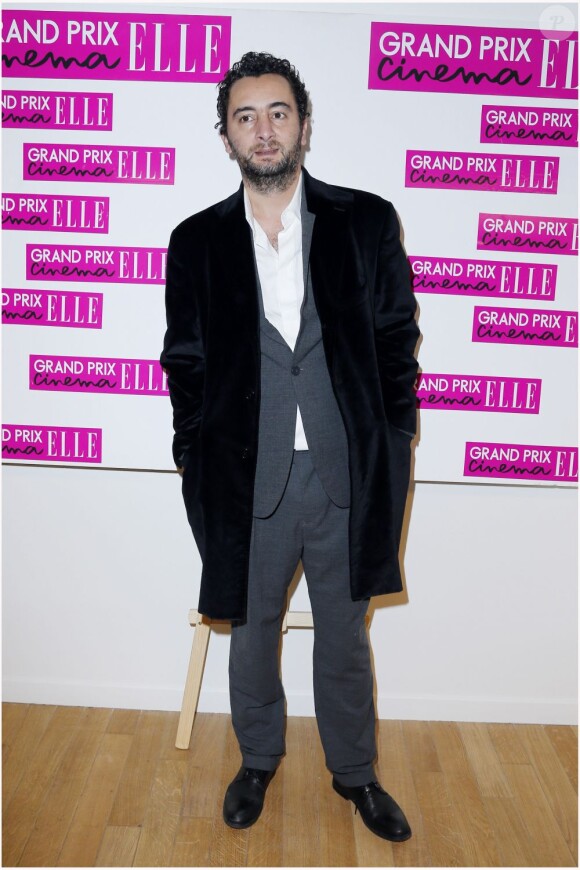 Nader Boussandel lors de la remise du Grand prix Cinéma Elle aux Galeries nationales du Grand Palais à Paris le 22 Octobre 2012