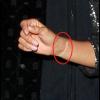 Eva Longoria le 24 mars 2011 à Los Angeles. Son tatouage avec la date de son mariage avait alors été effacé.