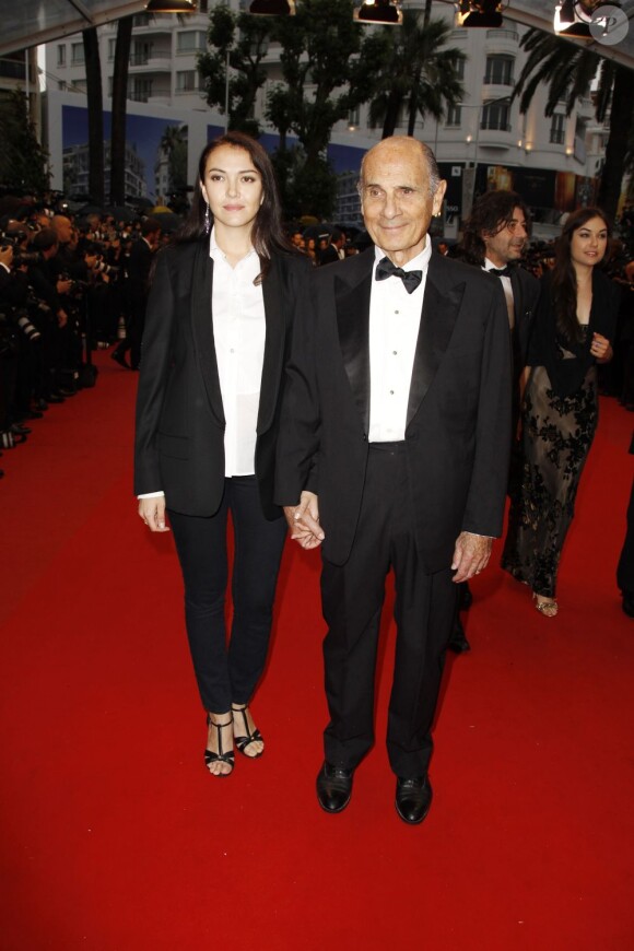 Guy marchand et sa femme au Festival de Cannes 2012 pour la cérémonie de clôture du festival.