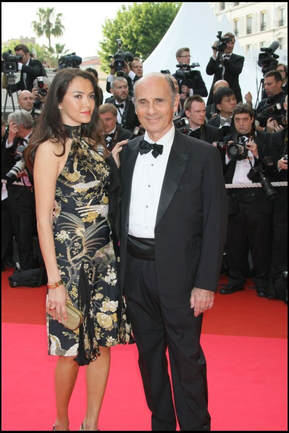 Guy Marchand et sa femme Adelina lors de l'ouverture du Festival de cannes 2008.