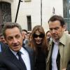 Carla Bruni-Sarkozy et Nicolas Sarkozy à Paris, le 10 juin 2012.