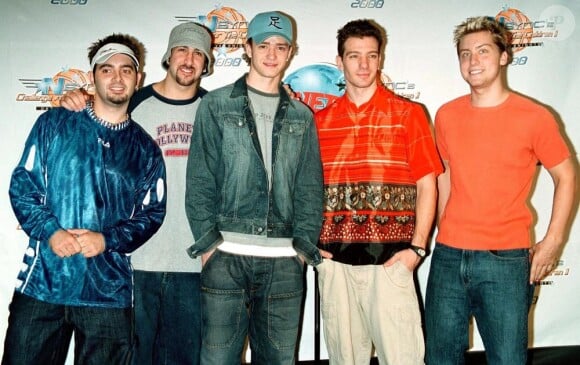 Le groupe 'N Sync à New York, le 28 juillet 2001.