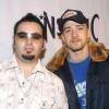 Chris Kirkpatrick et Justin Timberlake à New York, le 25 février 2003.