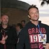 David Hallyday et Fabien Barthez au match de football de charité organisé pour le petit Yanis, handicapé, le jeudi 25 octobre à Bandol.