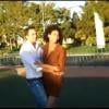 Chloé Mortaud et Romain Thiévin à Las Vegas posent en amoureux pour une séance photo