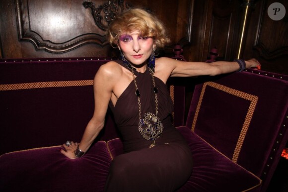 Catherine Baba à la soirée Dior organisée au restaurant parisien Lapérouse le 24 octobre 2012