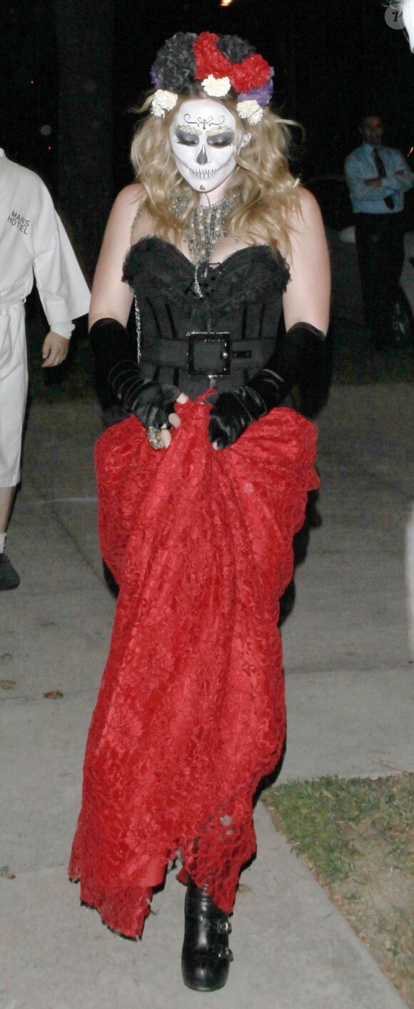 Hilary Duff à la soirée Halloween de Beverly Hills, le 26 octobre 2012.