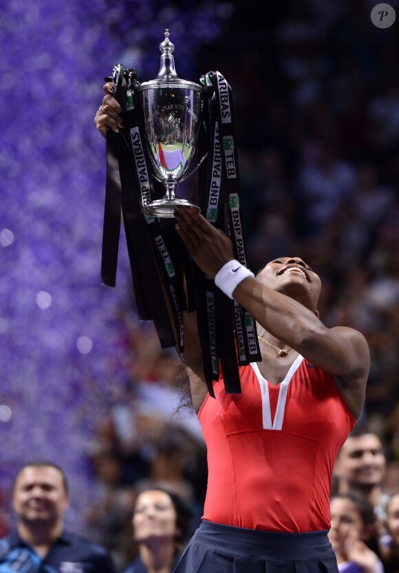 Serena Williams s'est imposée en finale du Masters d'Istanbul le 29 octobre 2012 face à Maria Sharapova (6-4, 6-3), concluant l'année de la plus belle des manières