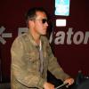 Benjamin Castaldi arrive à l'aéroport de Los Angeles le samedi 27 octobre 2012