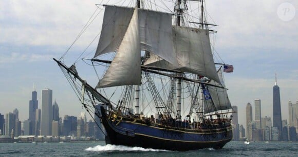 Le célèbre trois-mâts HMS Bounty a coulé en Caroline du Nord lundi 29 octobre 2012.