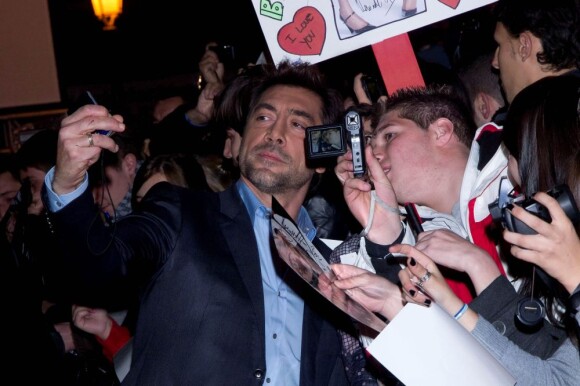 Javier Bardem lors de l'avant-première de Skyfall le 29 octobre 2012 à Madrid