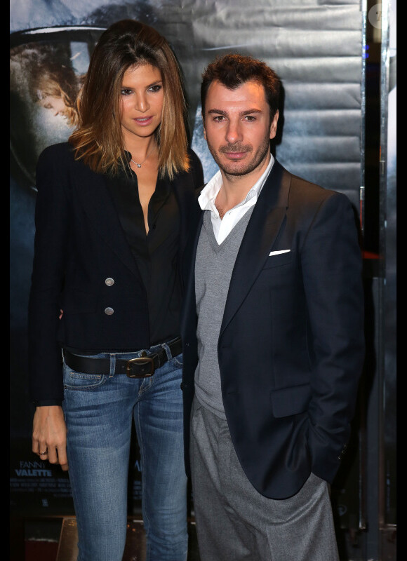 Michael Youn et Isabelle Funaro assistent à l'avant-première du film La Traversée au cinéma UGC Ciné Cité Les Halles, à Paris, le mardi 30 octobre 2012.