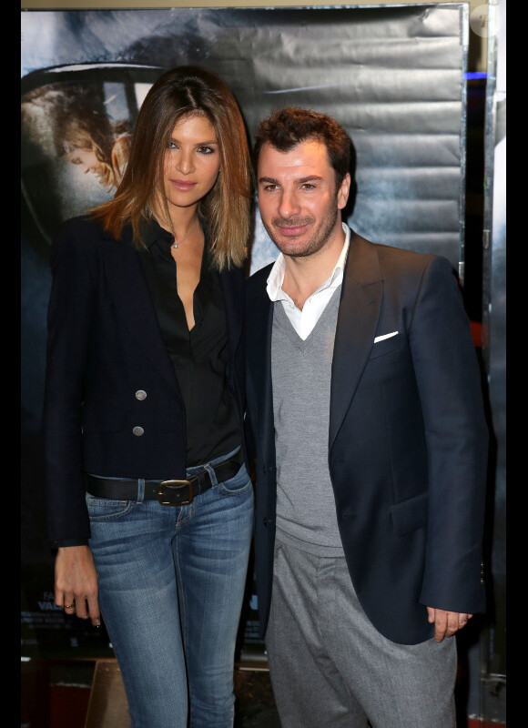 Michael Youn et Isabelle Funaro assistent à l'avant-première du film La Traversée au cinéma UGC Ciné Cité Les Halles, à Paris, le mardi 30 octobre 2012.