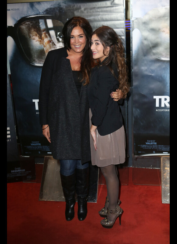 Lola Dewaere et Fanny Valette assiste à l'avant-première du film La Traversée au cinéma UGC Ciné Cité Les Halles, à Paris, le mardi 30 octobre 2012.