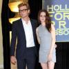 Kristen Stewart et Simon Baker ont assisté aux "Hollywood Foreign Press Association Cecil B. DeMille Award" à Beverly Hills, le 1er octobre 2012.