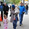 Sarah Jessica Parker accompagnée de son mari et ses filles Tabitha et Marion à New York le 2 novembre 2012.