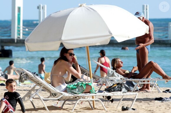 Rumer Willis, fille de Bruce Wilis et Demi Moore, en vacances sur la plage de Maui à Hawaï le 3 novembre 2012.