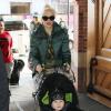 Gwen Stefani et son fils Zuma quitte son hôtel de Londres le 5 novembre 2012.