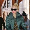 Gwen Stefani s'apprête à quitter Londres le 5 novembre 2012.