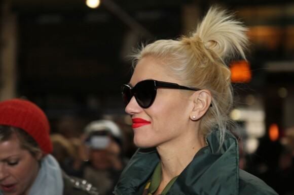 Gwen Stefani arrive à Paris le 5 novembre 2012.