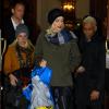 Gwen Stefani et son fils Zuma déguisé en Batman à Londres le 4 novembre 2012.