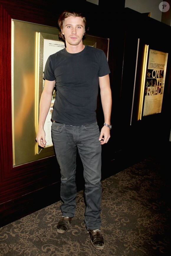 Garrett Hedlund lors de la projection spéciale du film Sur la route à New York le 8 novembre 2012
