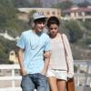 Justin Bieber et Selena Gomez près de l'océan à Los Angeles le 23 septembre 2011