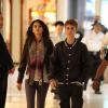 Justin Bieber et Selena Gomez le 1er mars 2011 dans les allées de Los Angeles