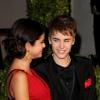 Selena Gomez et Justin Bieber lors de la soirée Vanity Fair post-Oscars le 27 février 2011