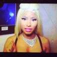 Nicki Minaj a enregistré un message vidéo pour ses fans aux MTV Europe Music Awards, le 11 novembre 2012