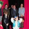 Les enfants ont assuré le show ! L'infante Elena d'Espagne à l'inauguration d'un studio de cinéma à Ségovie le 12 novembre 2012.