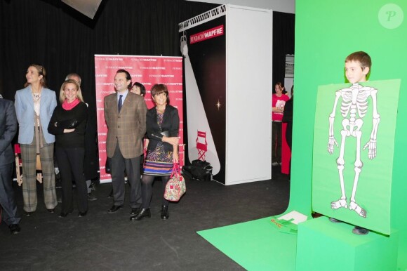 Elena d'Espagne à l'inauguration d'un studio de cinéma à Ségovie le 12 novembre 2012.