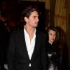 Scott Disick et sa fiancée Kourtney Kardashian quittent le restaurant de l'hôtel Costes. Paris, le 12 novembre 2012.