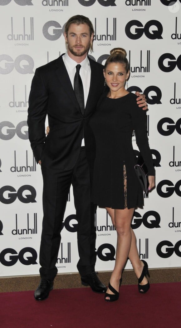 Chris Hemsworth et sa femme Elsa Pataky, le 4 septembre 2012.