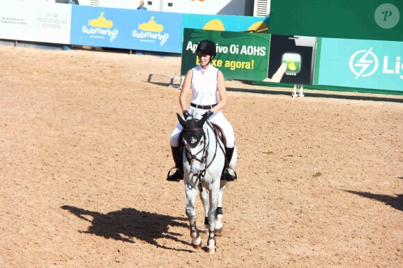 Athina Onassis le 4 octobre 2012 lors du Horse Show de Rio de Janeiro.