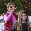Lori Loughlin et ses magnifiques filles Isabella et Olivia ont fait des courses à Beverly Hills, le 14 novembre 2012.