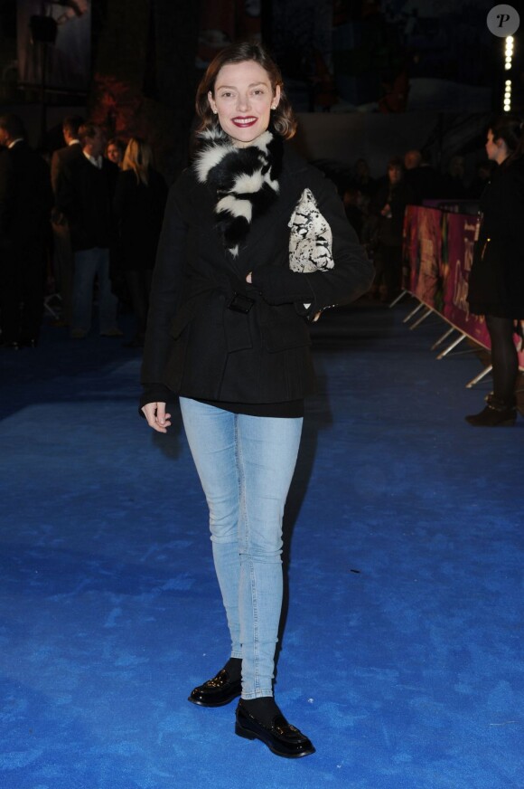 Camilla Rutherford est présente lors de l'avant-première du film Rise Of The Guardians (Les Cinq Légendes) à Londres, le 15 novembre 2012