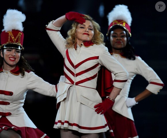 Madonna pendant le MDNA Tour, Charlotte en Caroline du Nord, le 15 novembre 2012