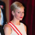  Le prince Albert II de Monaco et la princesse Charlene au Forum Grimaldi pour l'opéra de Puccini  La Fianciulla del West  lors de la soirée de gala de la Fête nationale à Monaco le 19 novembre 2012. 