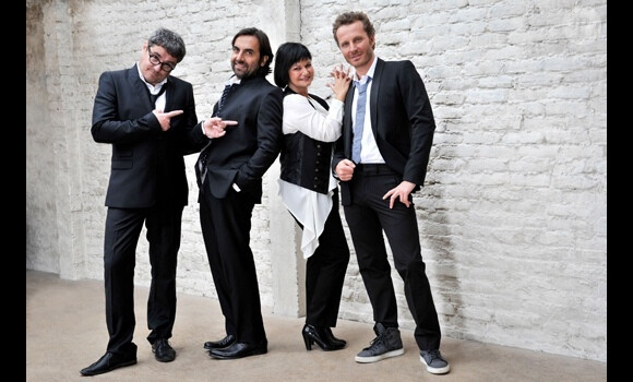 Le jury de Nouvelle Star : Sinclair, André Manoukian, Maurane et Olivier Bas, à l'antenne dès le 11 décembre 2012.