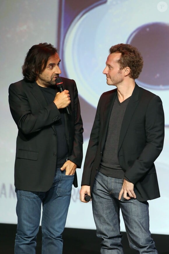 André Manoukian et Sinclair, de Nouvelle Star au lancement de D8 le 20 septembre 2012.