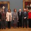 La reine Sofia d'Espagne au vernissage de l'exposition "Le jeune Van Dyck" au musée du Prado à Madrid le 19 novembre 2012.