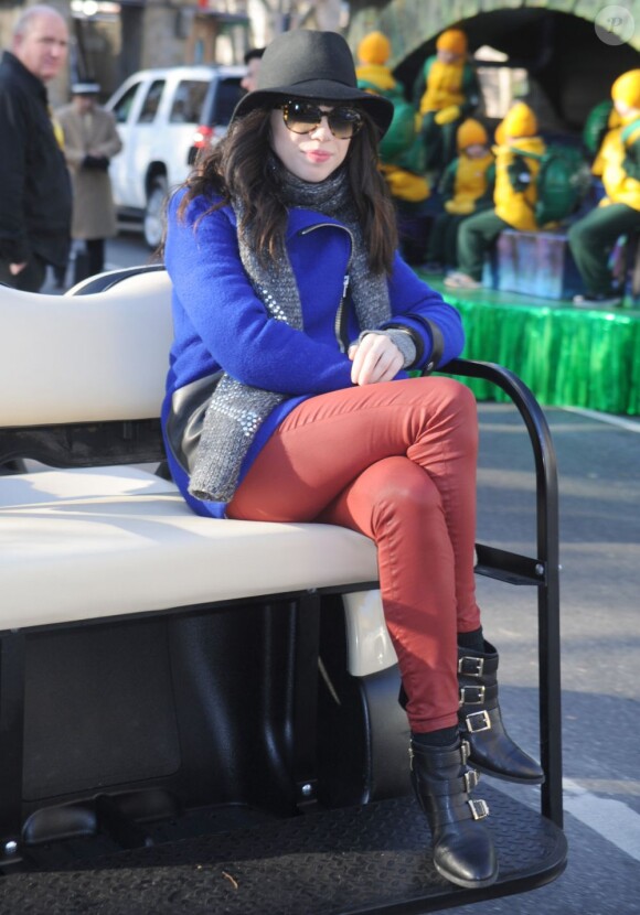Carly Rae Jepsen attends the 86th Annual Macy's Thanksgiving Day Parade in New York City, NY, USA, on November 22, 2012. Photo by Dennis Van Tine/ABACAPRESS.COM23/11/2012 - New York City