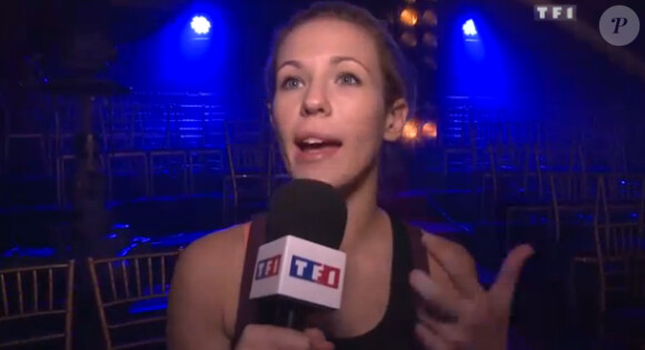 Lorie durant les répétitions pour la demi-finale de Danse avec les stars 3 le samedi 24 novembre 2012 sur TF1