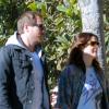 EXCLU : Drew Barrymore et son mari Will Kopelman, amoureux et complices, dans les rues de Santa Barbara, le 23 novembre 2012
