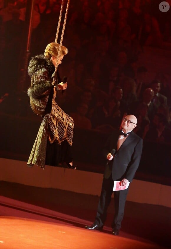 Catherine Deneuve et Michel Blanc lors du 51e Gala de l'Union Des Artistes au sein du Cirque Alexis Gruss le 12 novembre 2012 à Paris